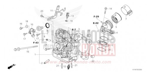 CYLINDER HEAD SH350ASM de 2021